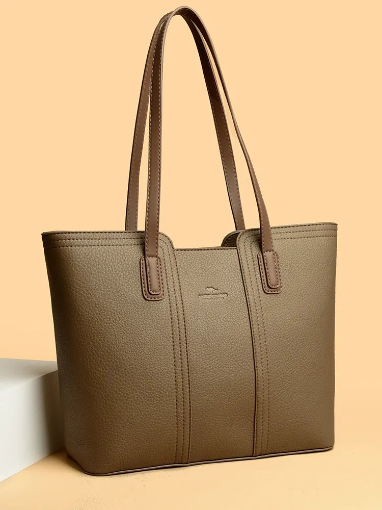 Sac à main en cuir véritable - LOLIBELLE
