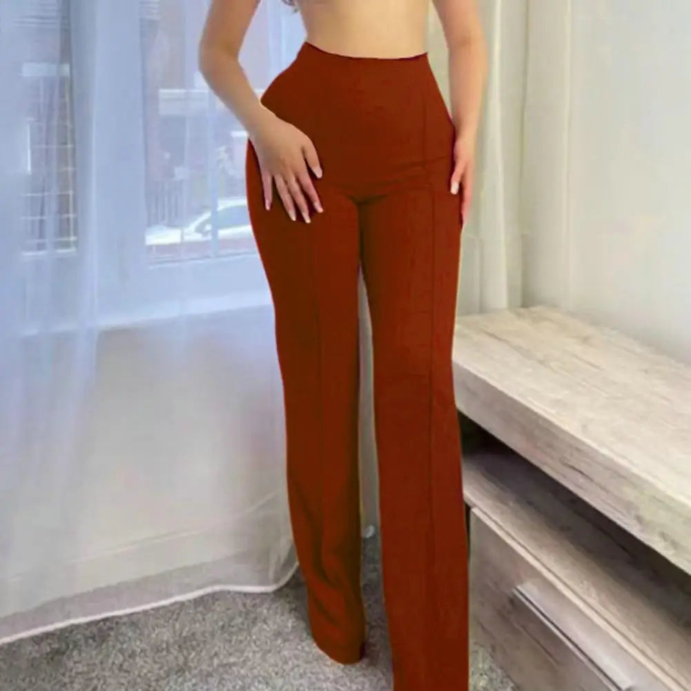 Pantalon Évasé Décontracté Femme - LOLIBELLE