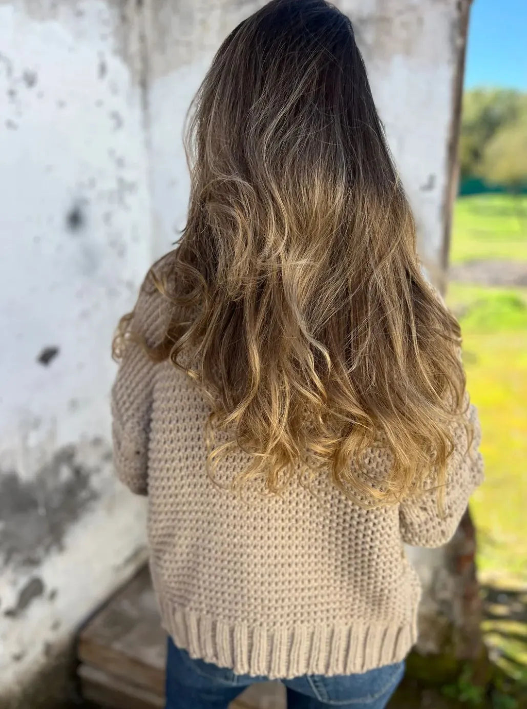Cardigan tendance en maille épaisse