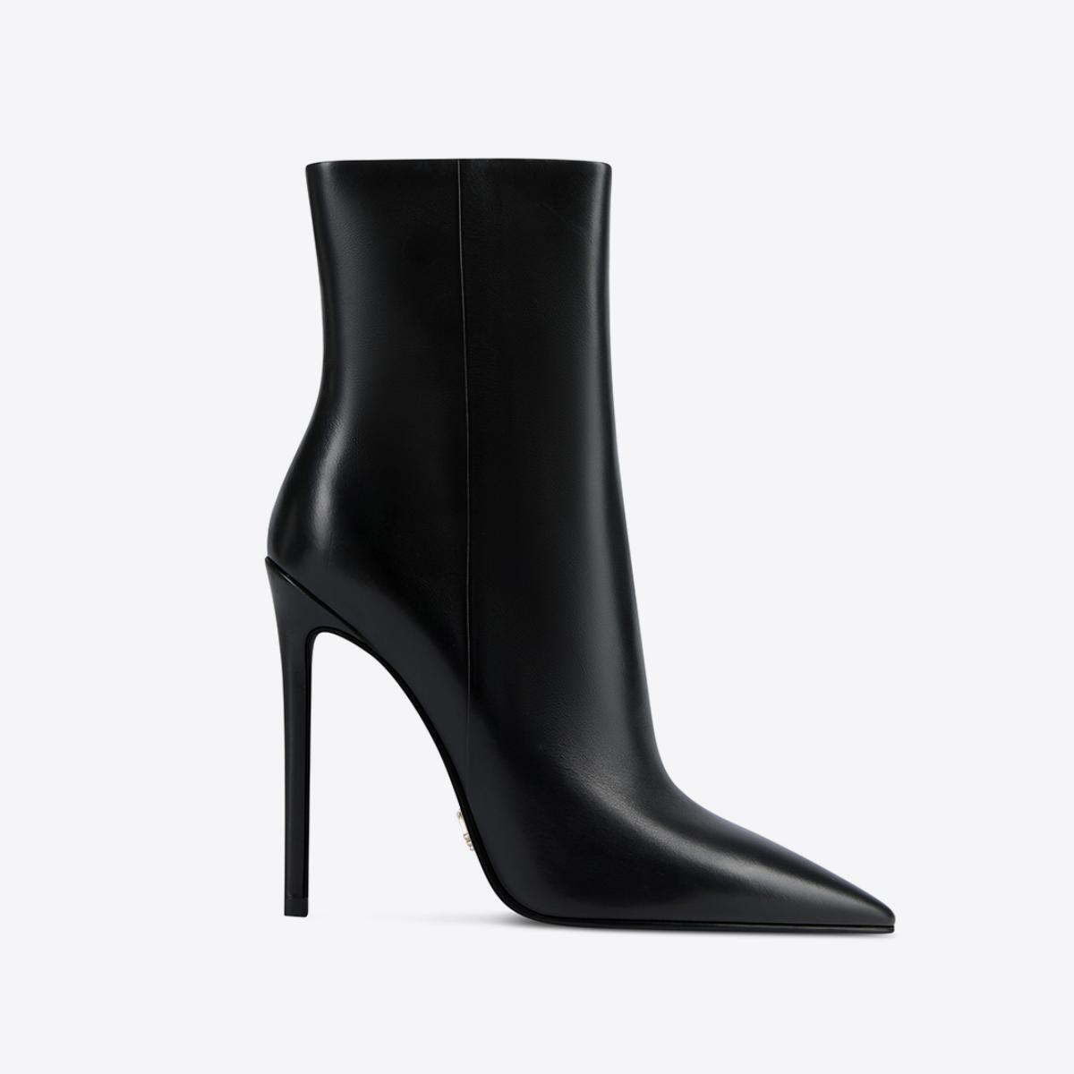 European And American Pointed-toe Stiletto Ankle Boots - LOLIBELLE
