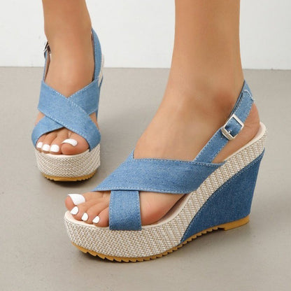 Sandales compensées - LOLIBELLE