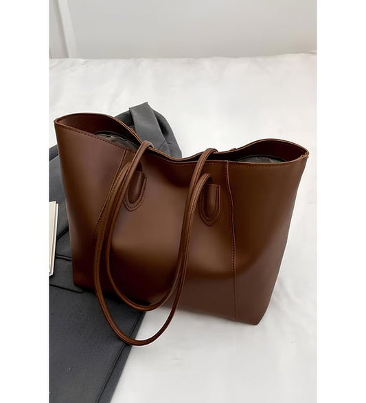 Sac cabas femme en cuir